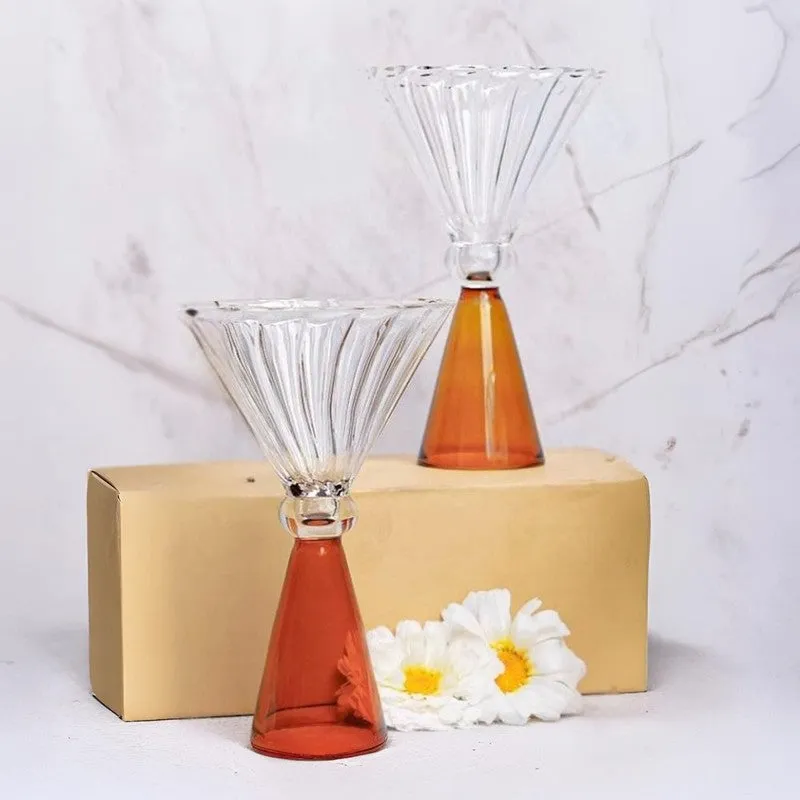 Honeyed Amber Goblet Glasses(120 mL) - Set Of Two media 1