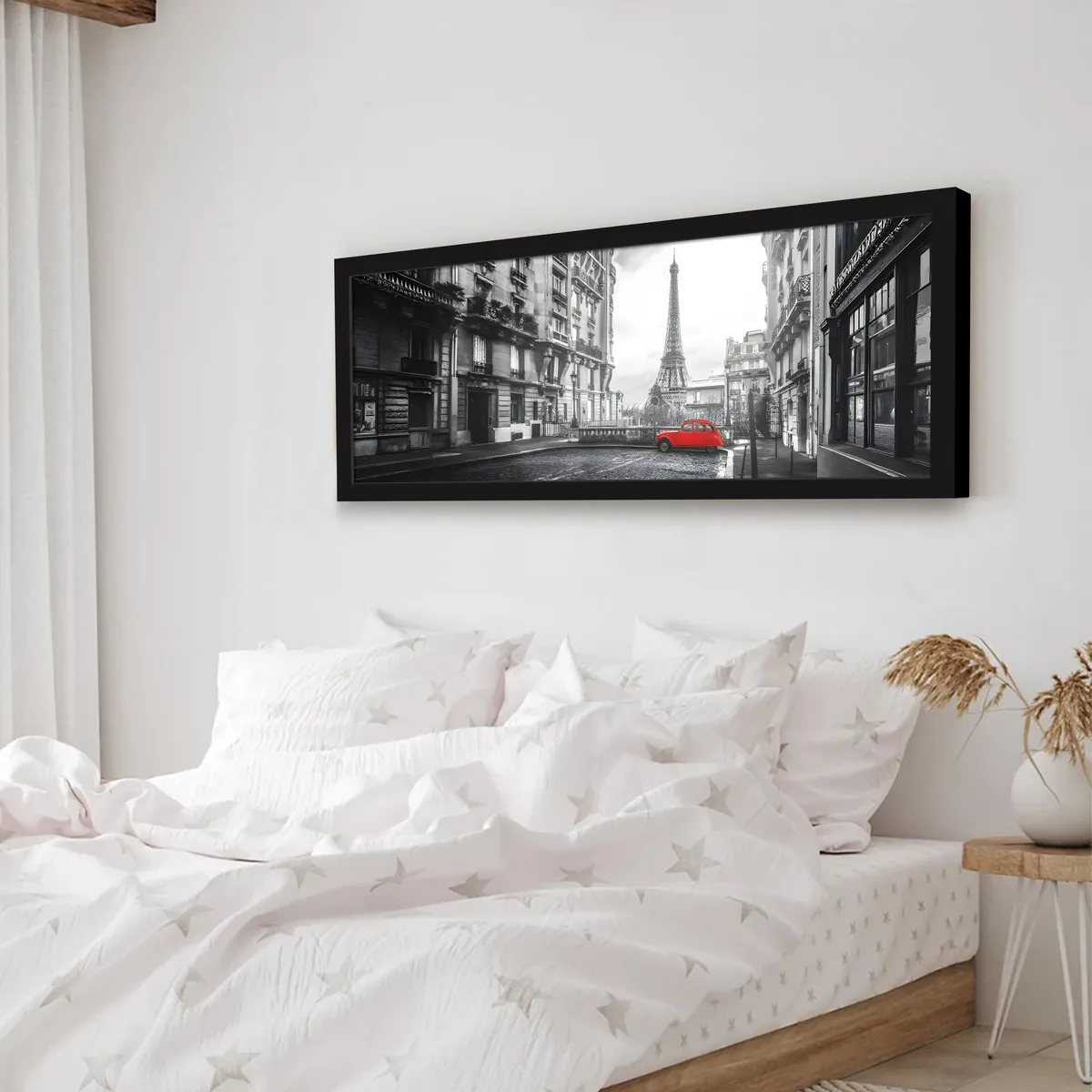 Classic Paris Street Wall Painting With Frame media 4