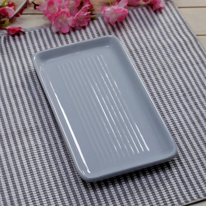 Vantera Blue Ceramic Mug And Tray (220 ML) - Three Piece Set media 3