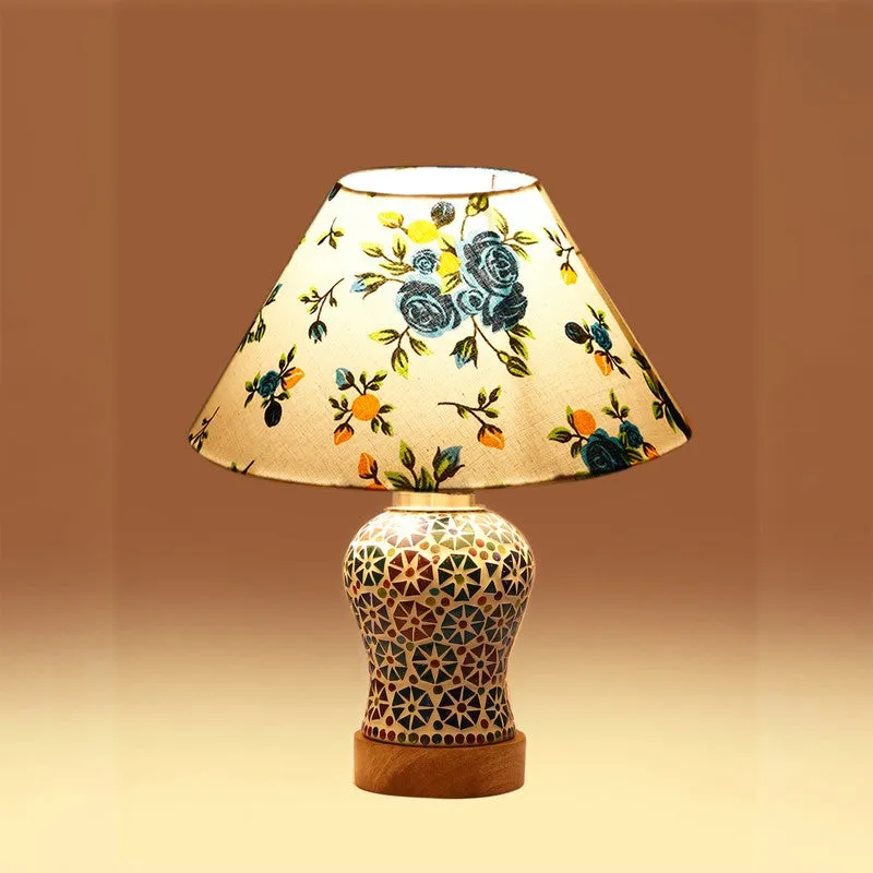 Astrona Fleur Wooden Table Lamp - Multicolor media 7