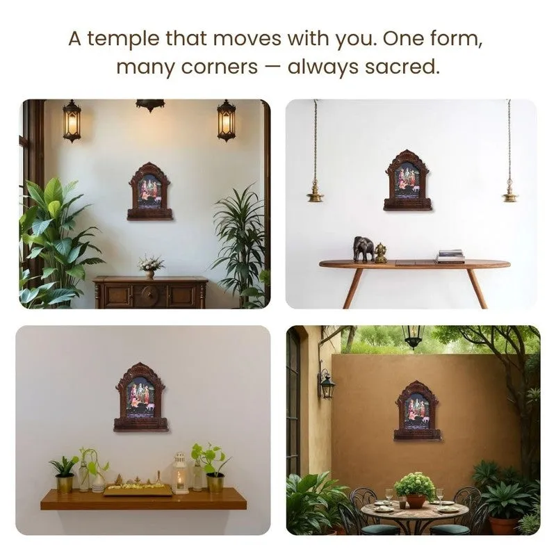 Shri Seetha-Rama Mango Wood Wall Accent media 6