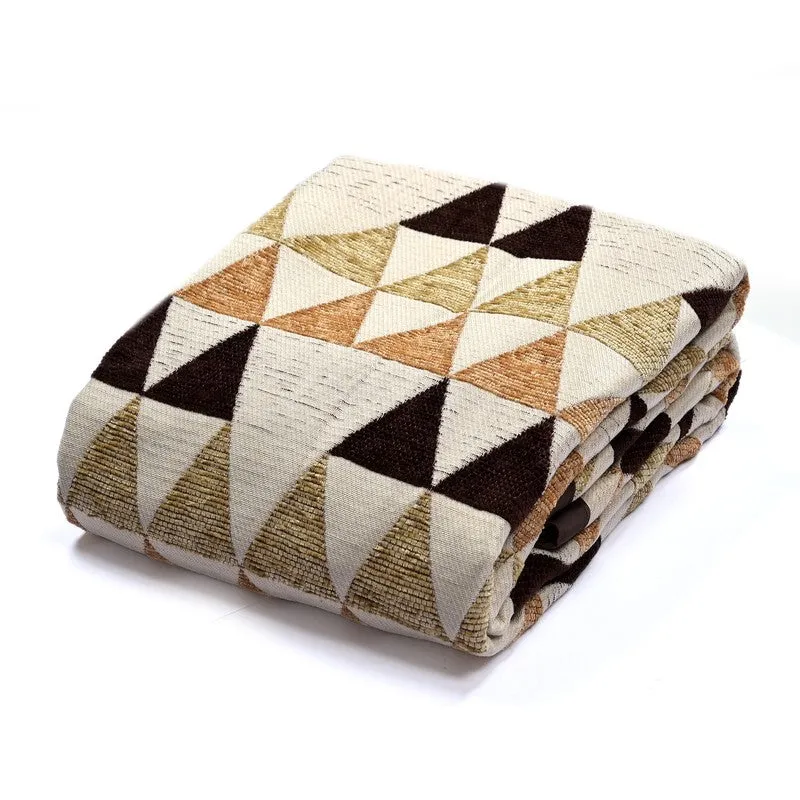 Prism Pattern Throw - Beige media 5