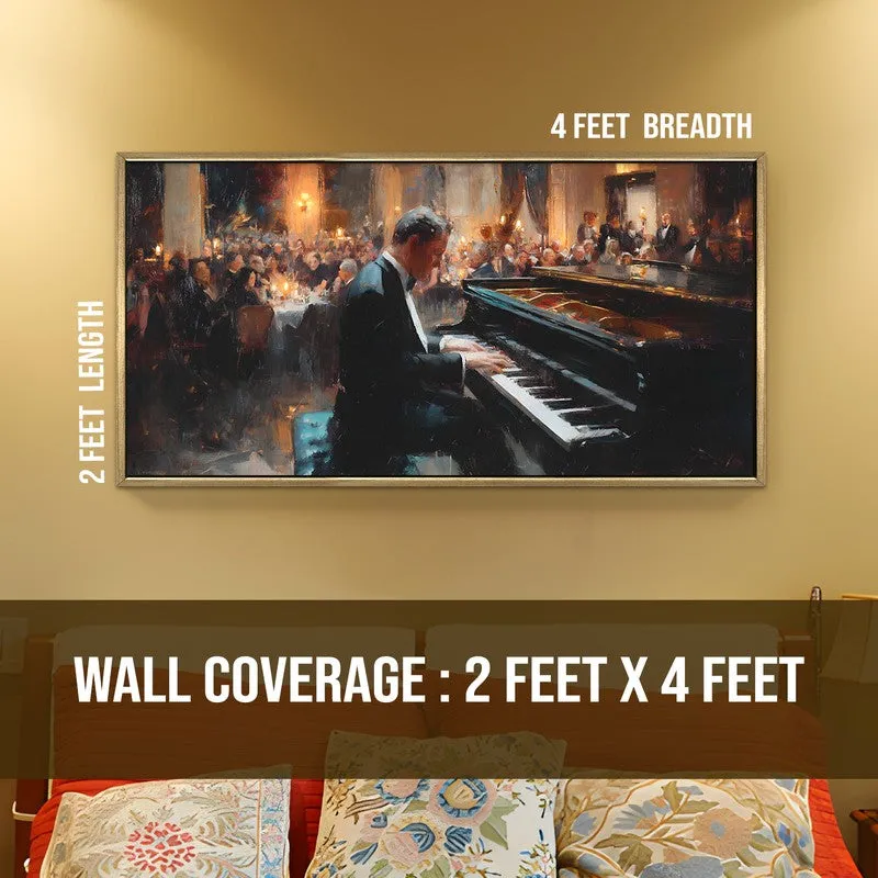 Harmonia Canvas Wall Painting With Frame media 8