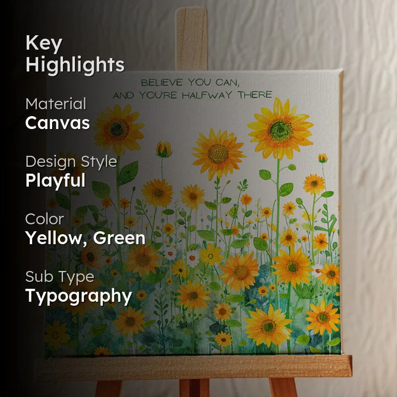 Sunflower Fields Canvas Showpiece media 2