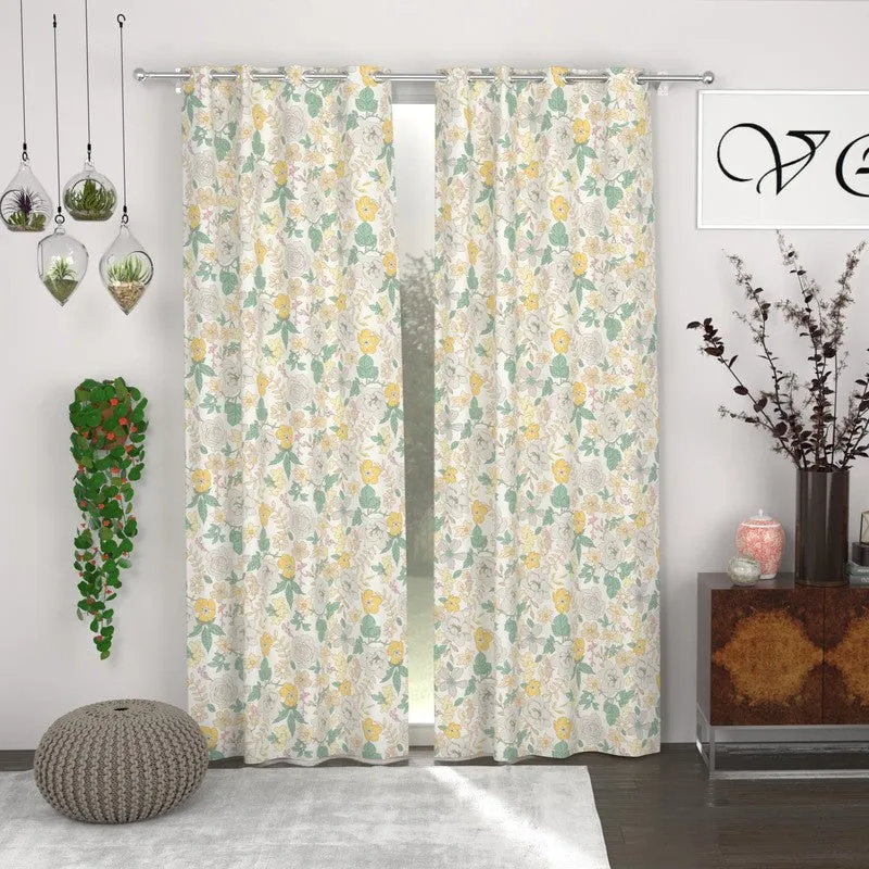 Floral Whisper Curtains - Set of Two media 1