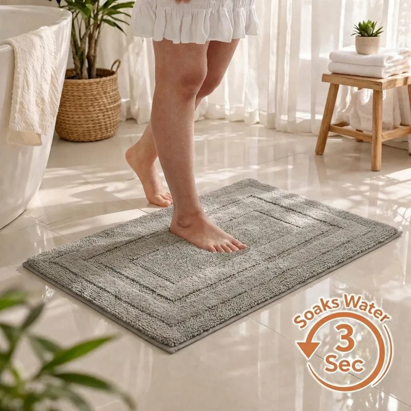 Aqualoom Anti skid Bath Mat  - Beige media 1