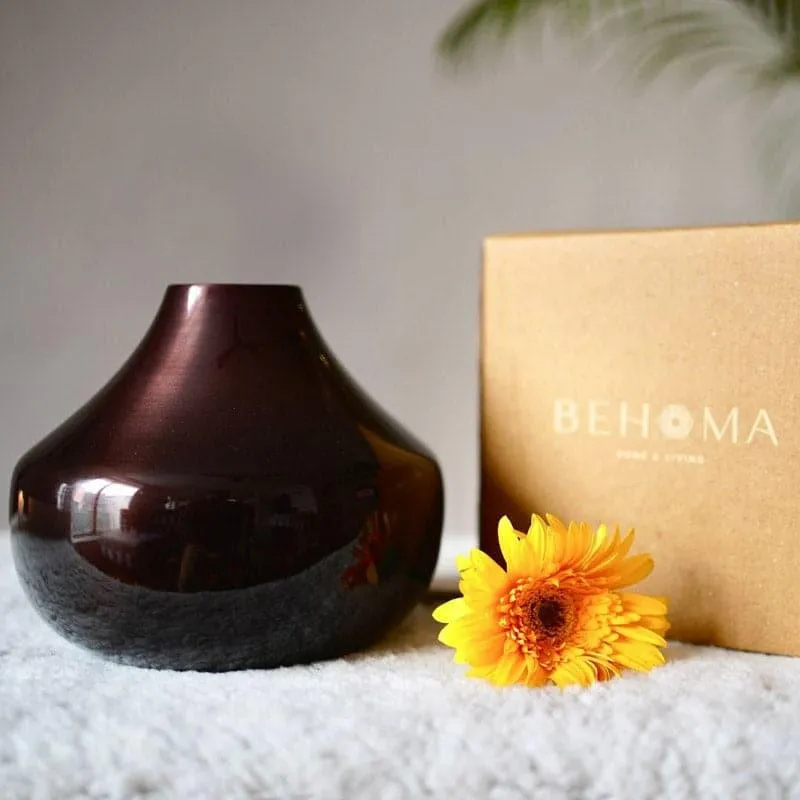 Uleva Metal Vase - Antique Copper media 5