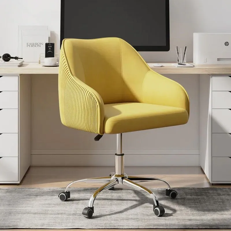 Seatron Metal Office Chair - Yellow media 1