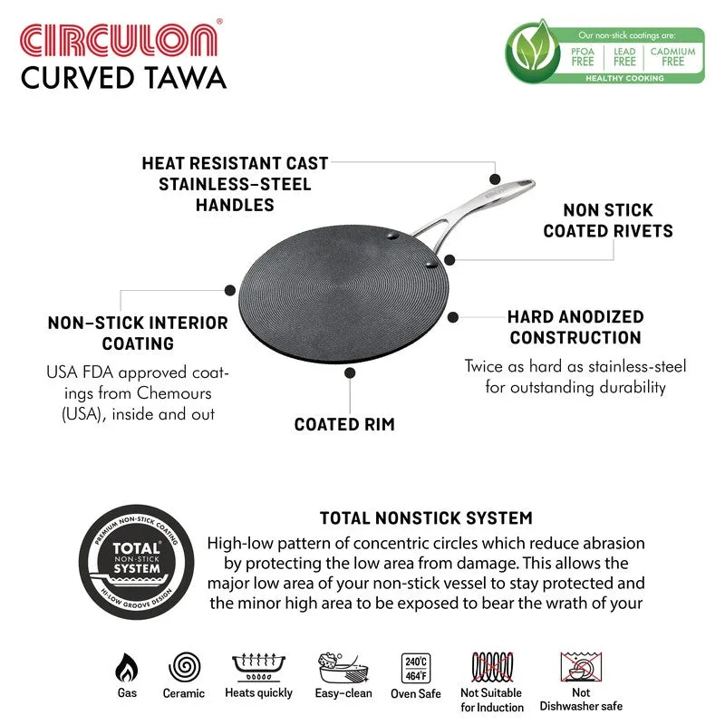 Circulon Hard Anodized Tawa - 15 CM media 11