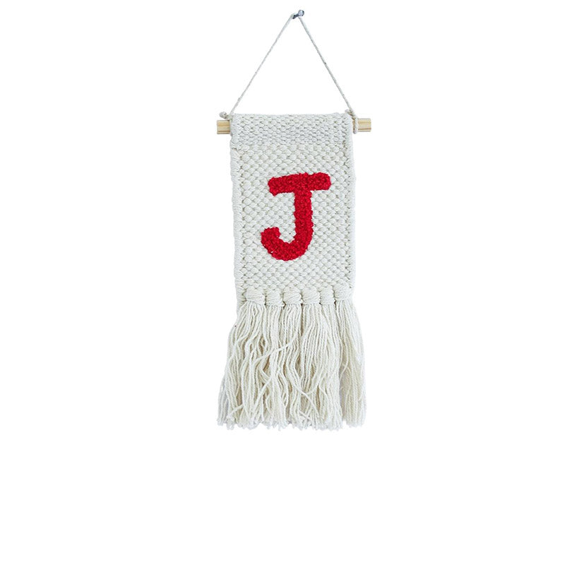 Monogram Mini Wall Hanging - J media 3
