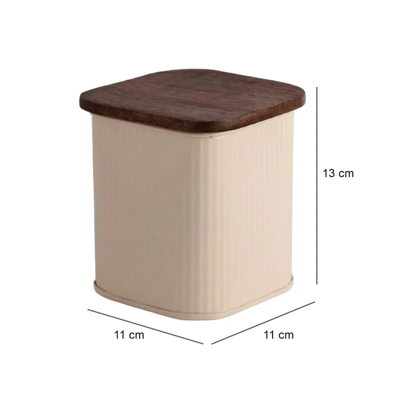 Grain Keeper Container (Ivory,1500 mL Each) - Set Of Three media 8