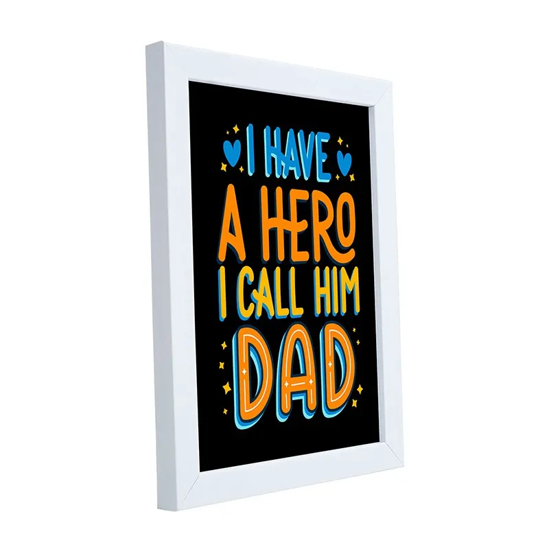 My Dad My Hero Wall Art media 4