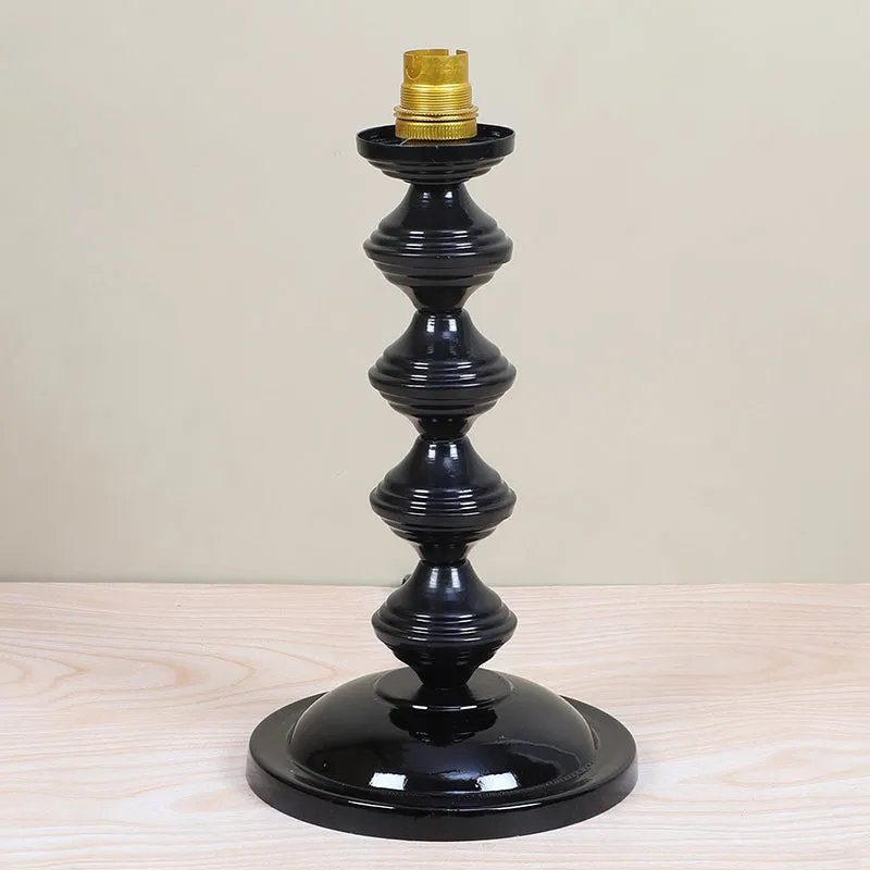 Toile Knot Printed Metal Table Lamp - Multicolor media 4