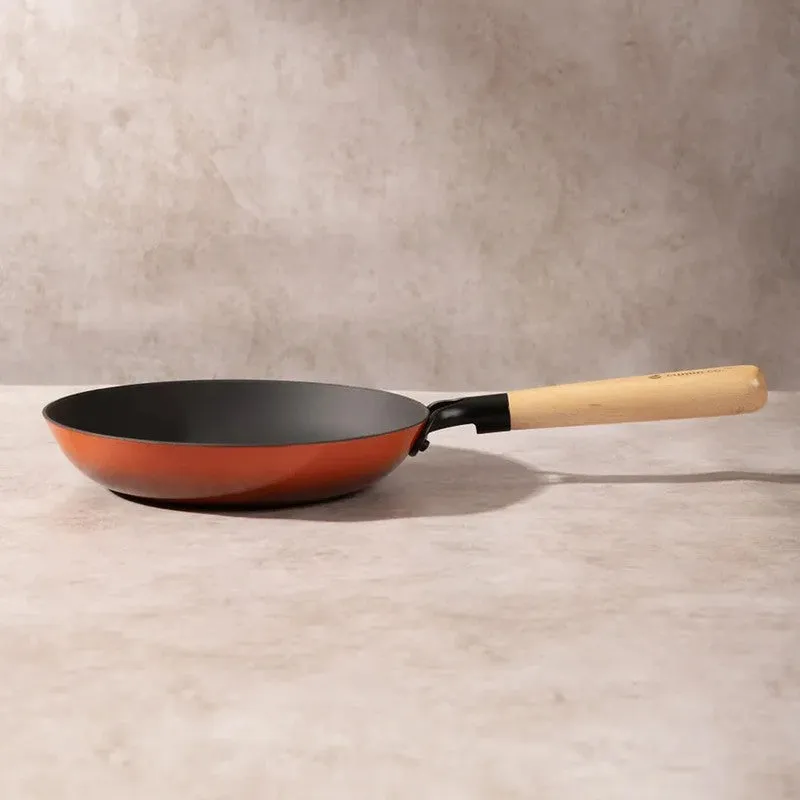 Cumin Co Enamel Cast Iron Frying Pan (Rust) - 1500 mL media 5