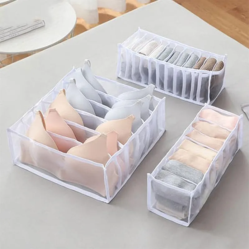 Aster Cloth Organizer (White) - Set Of Three media 1