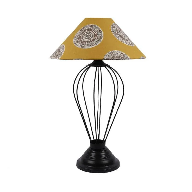 Mandala Merry Maximus Fabric Table Lamp - Yellow media 4