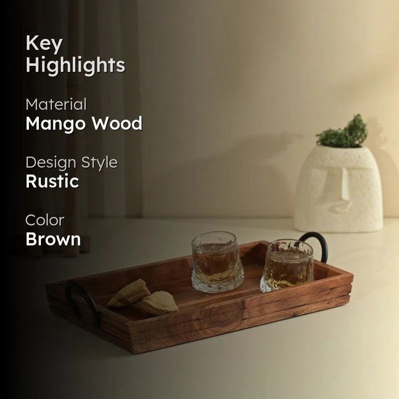 Hearthline Wood Serving Tray media 2