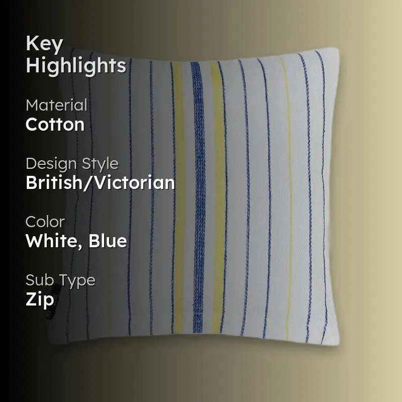 Raya Cushion Cover - Blue - Set Of Five media 2