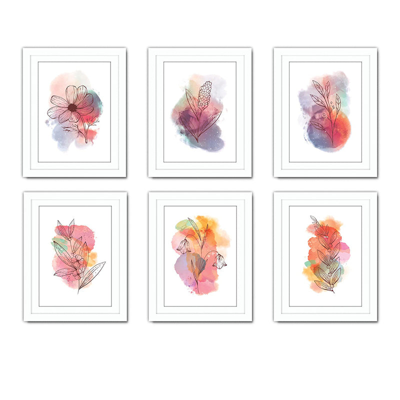 Abira White MDF Photo Frame - Set Of Six image 3