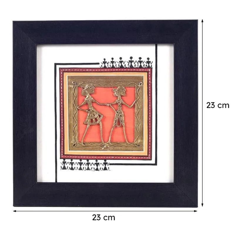 Missoni Dhokra Brass Wall Art - Set Of Two media 7
