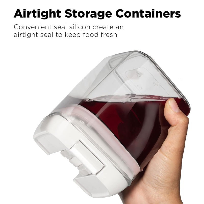 Essentio Airtight Plastic Storage Container - Set Of Eight media 5