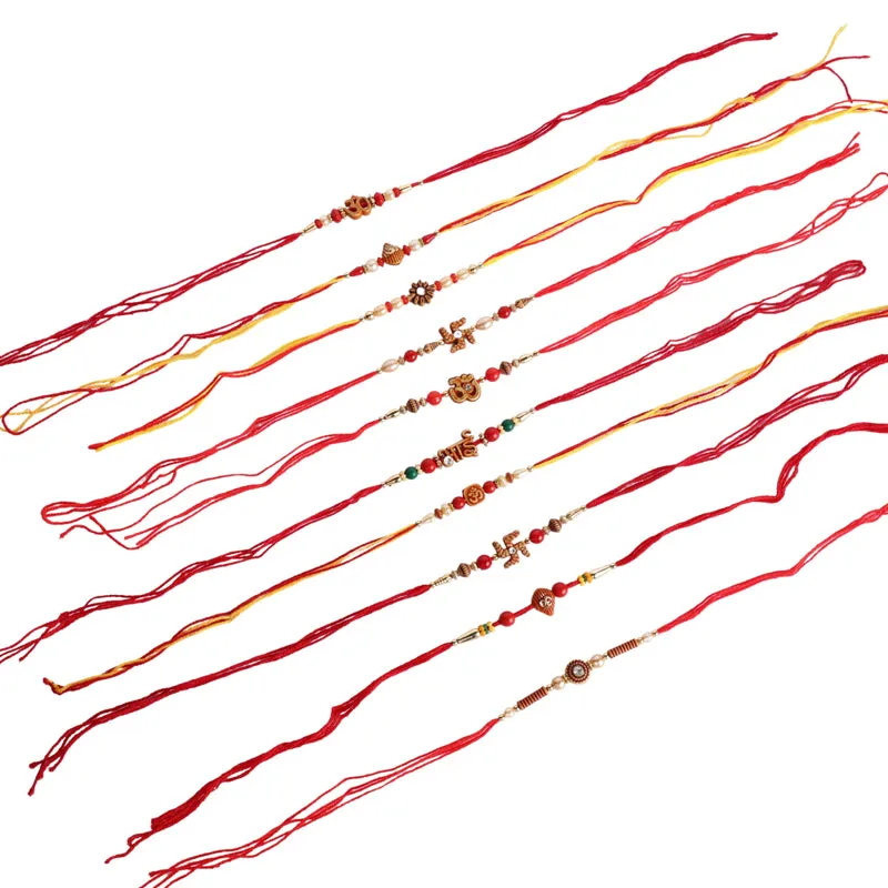 Rakshya Rakhi with Roli Chawal - Eleven Piece Set media 4