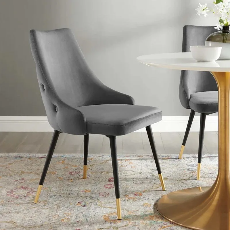 Lunara Neem Wood Accent Chair - Grey media 4