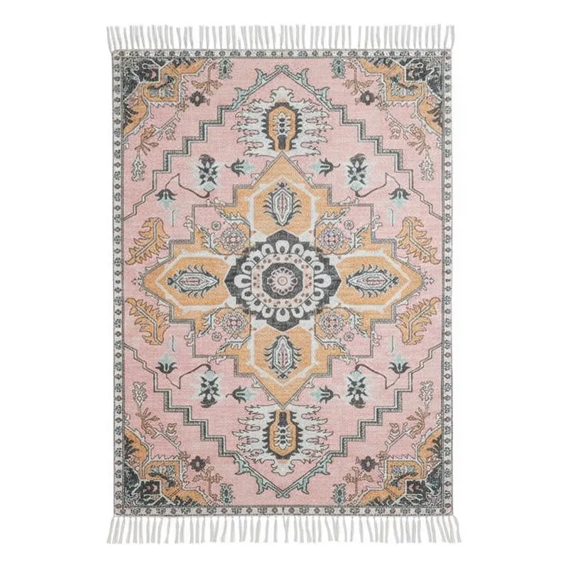 Elysia Hand Woven & Printed Cotton Dhurries media 6