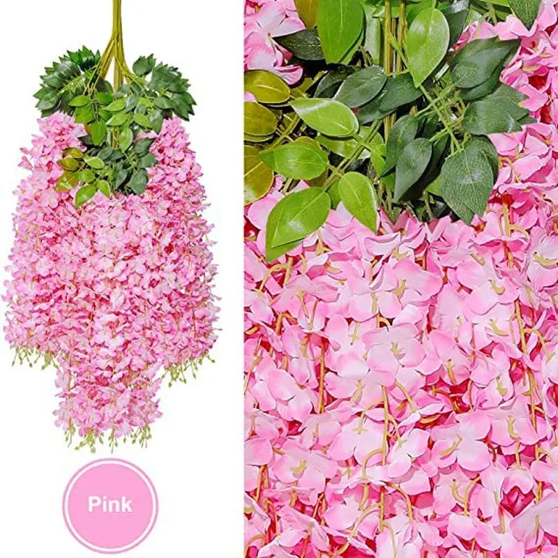 Regal Orchid Artificial Flower Bunch - Set of 12 media 5