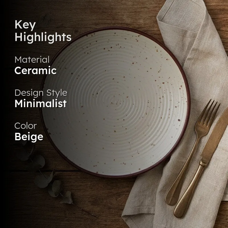 DishServe Ceramic Dinner Plate media 2