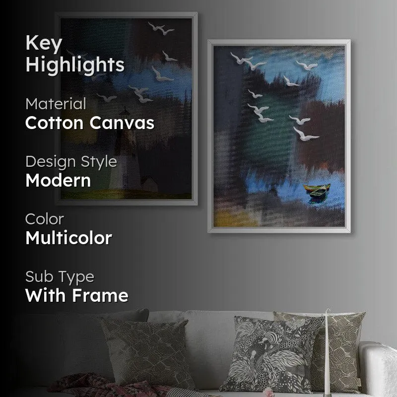 Nauko Abstract Wall Art - Set Of Two media 2