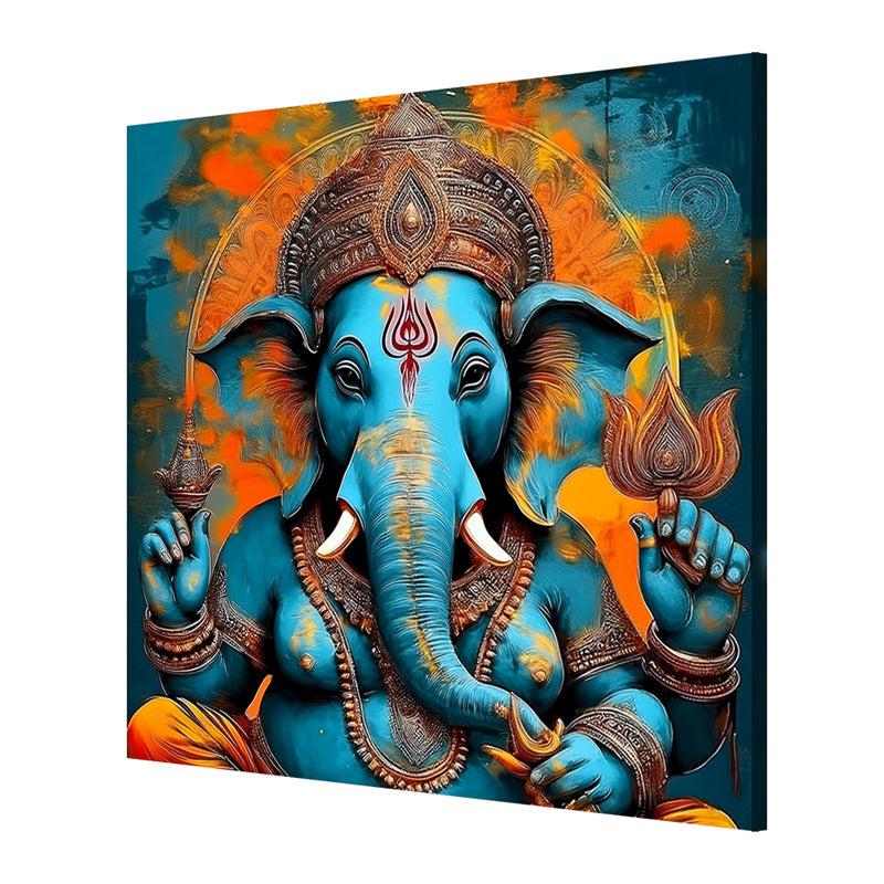 Beloved Ganesha Wall Painting media 6