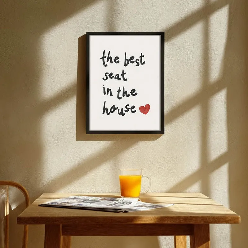 QuotedSitting Archival Canvas Wall Art - Black media 1