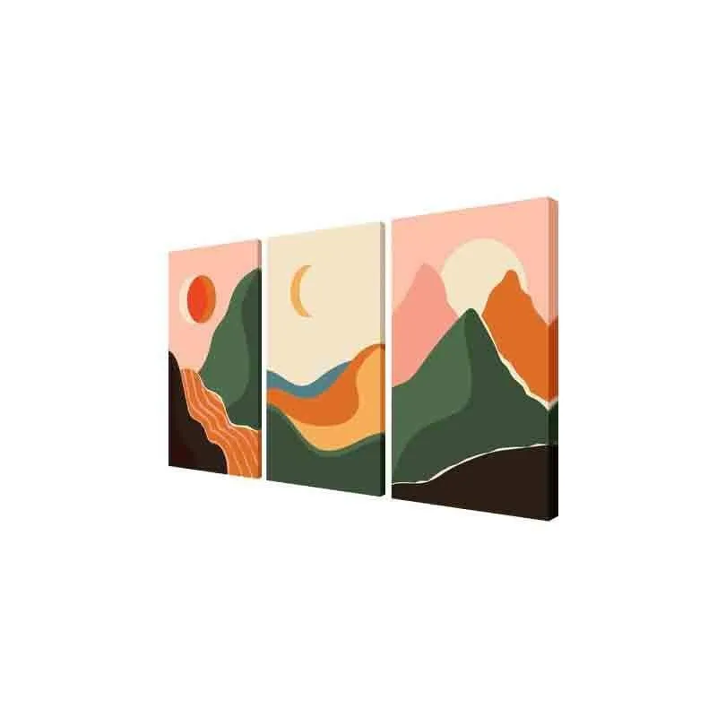 Circadian Rhythm Poly Canvas Wall Art - Three Piece Set media 4