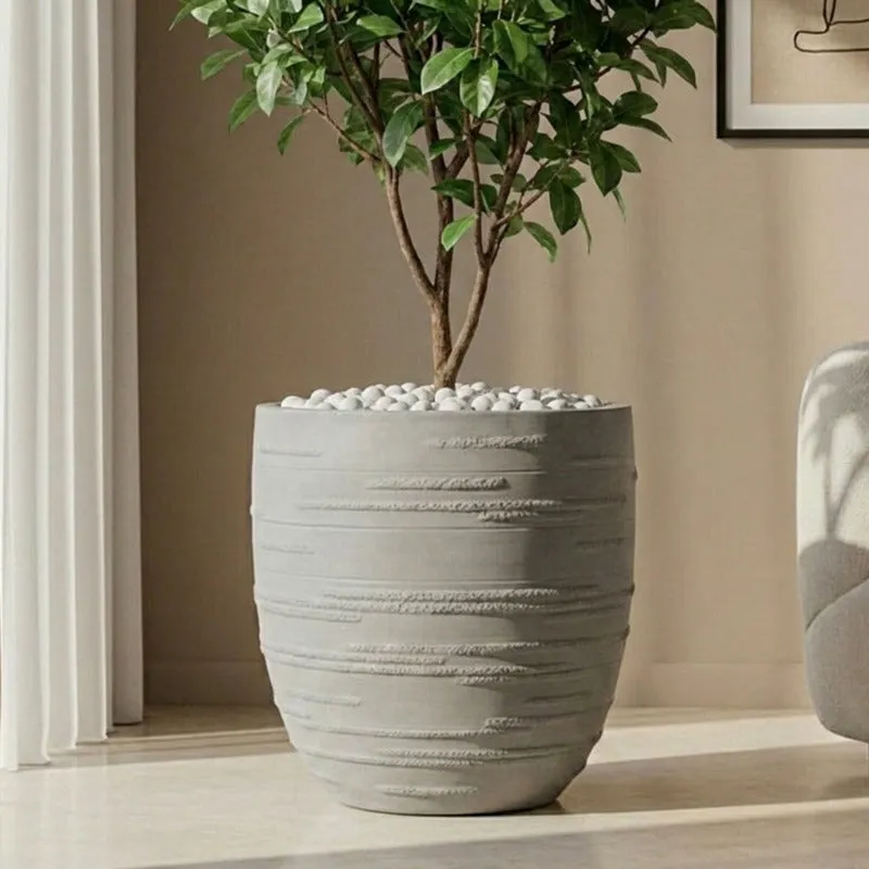Calmora Floor Planter - Grey media 1