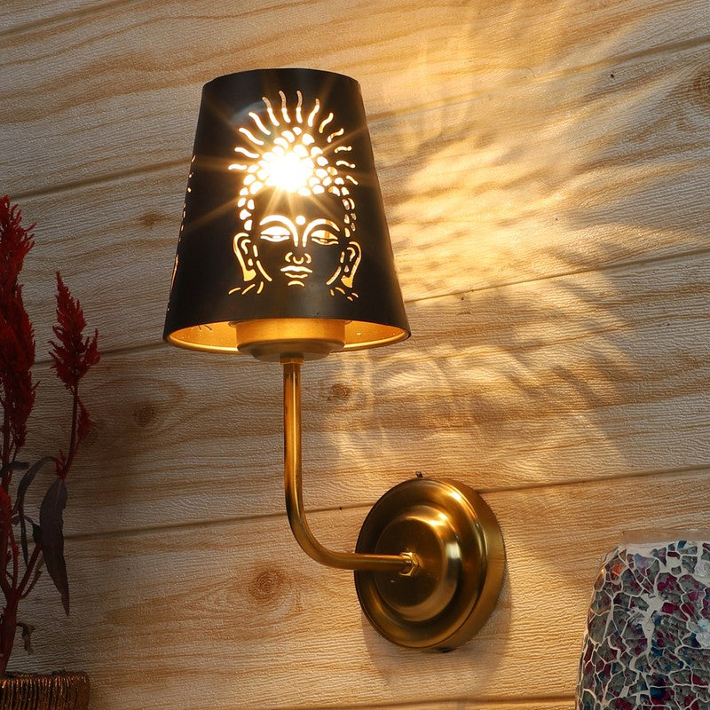 AuraCut Face Metal Wall Lamp