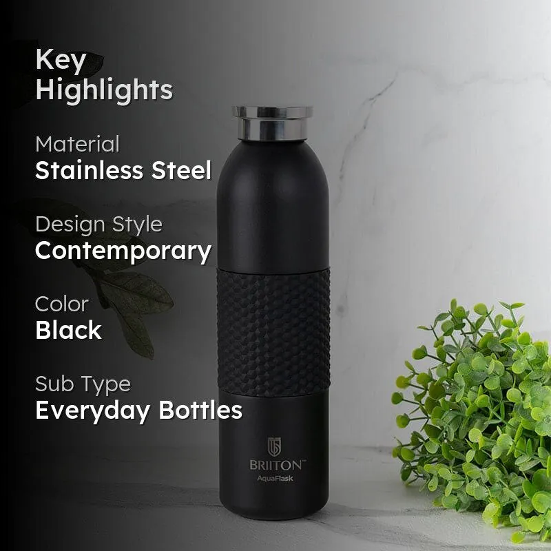 Keno Sip Water Bottle (Black) - 620 mL media 2