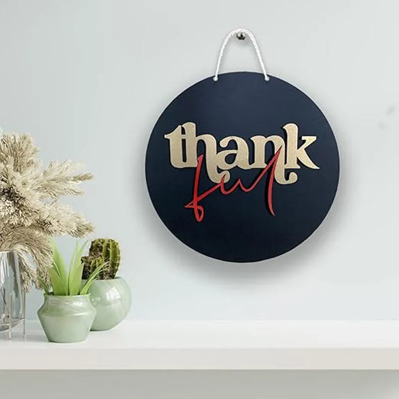 Alora Thankful MDF Wall Accent media 4