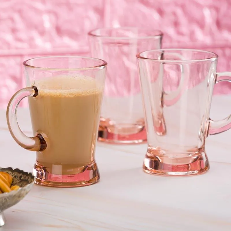 Pasabahce Glass Tea Cup (180 mL Each) /Transparent)- Set of Six media 1