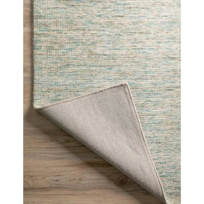 Thread Tale Hand Woven Wool Rug - Silver media 6