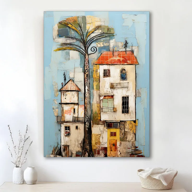 Painted Mansion Wall Art media 2
