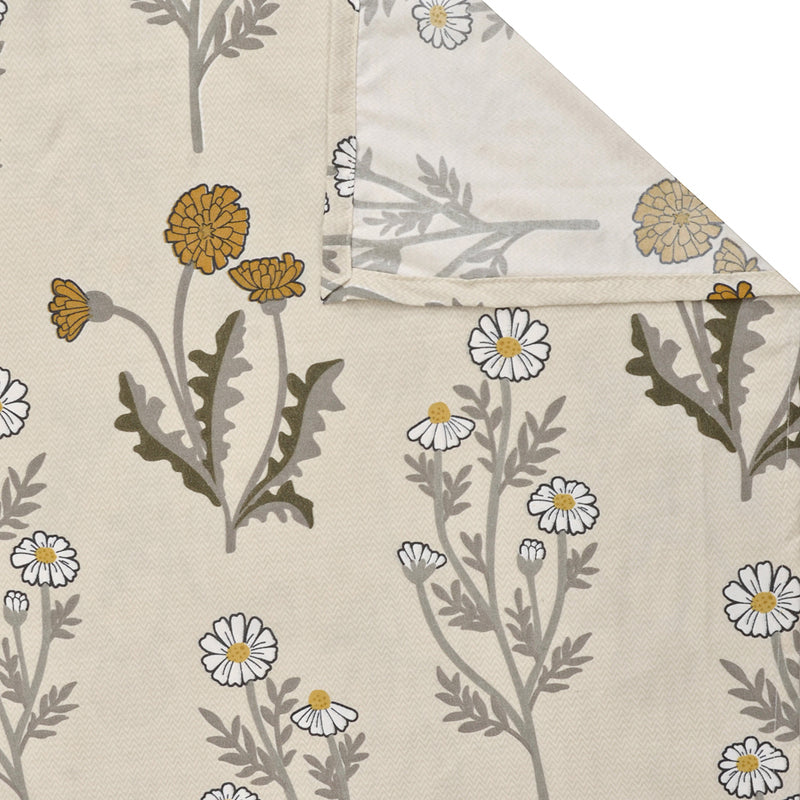 Marigold Motif Diwan Set - Six Piece Set media 6