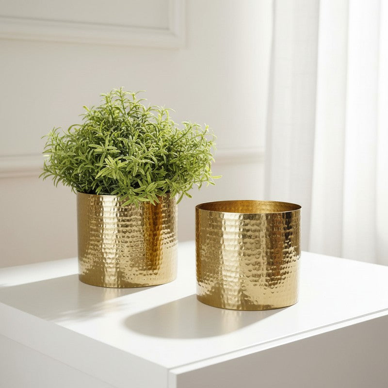 Verona Metal Planter - Set Of Two media 3
