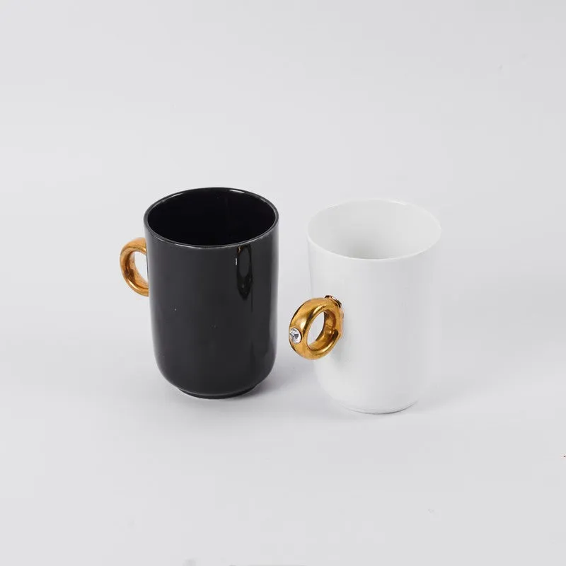 Chic Crystal Coffee Mug (300 mL Each) - Set Of Two media 3
