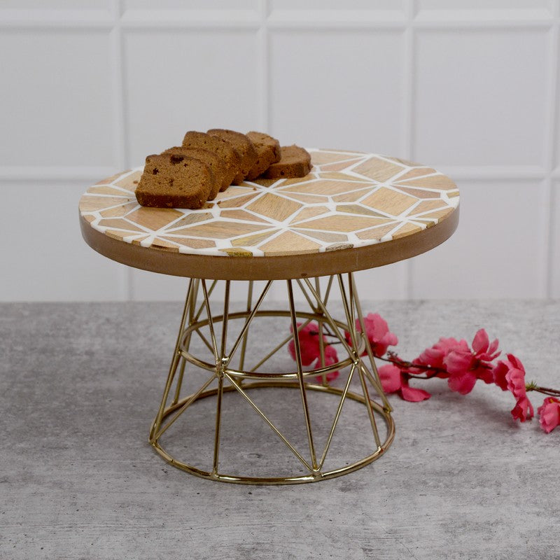 Artisan Cake Stand - Gold