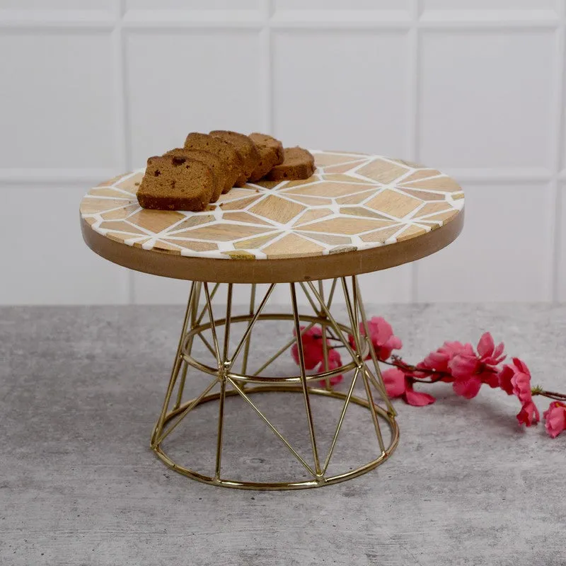 Artisan Cake Stand - Gold media 1