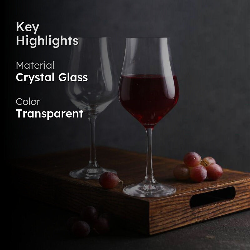 Stella Crystal Red Wine Glasses (350 mL each) - Set Of Six media 2