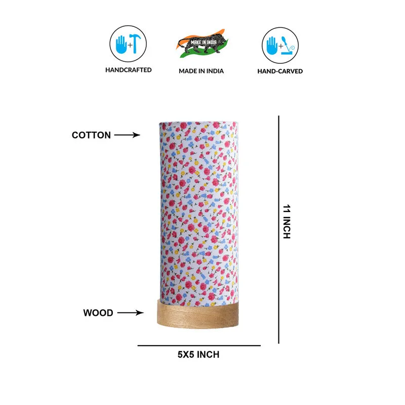 Color Splash Nyra Tower Wooden Table Lamp - Multicolor media 6