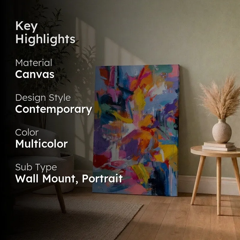 Modern Color Matrix Canvas Wall Art media 2