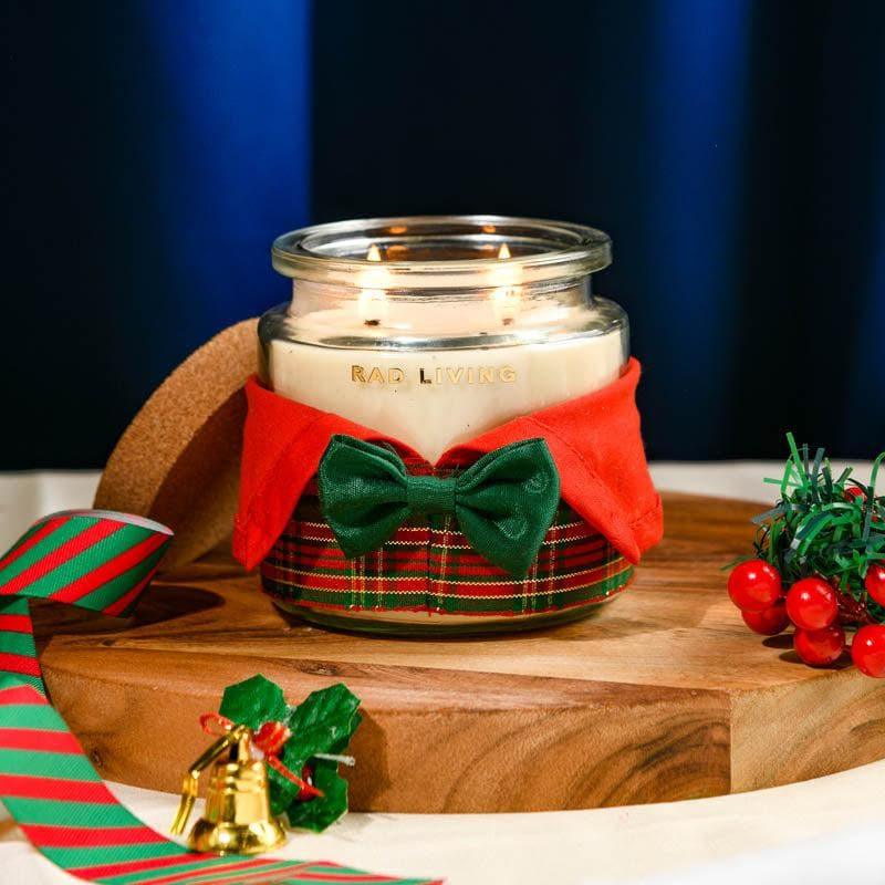 Jolly Santa - Scented Double Wick Candle Jar media 3